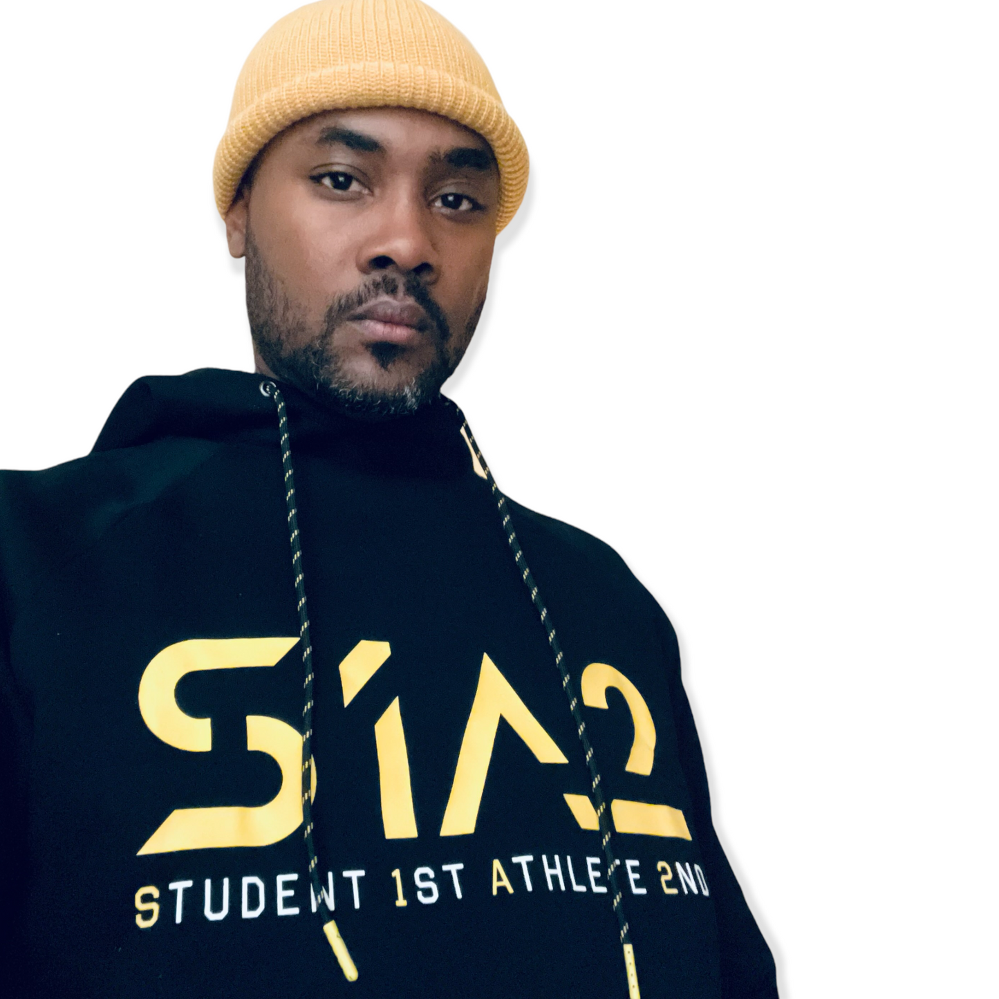 S1A2 Curved-Hem Hoodie