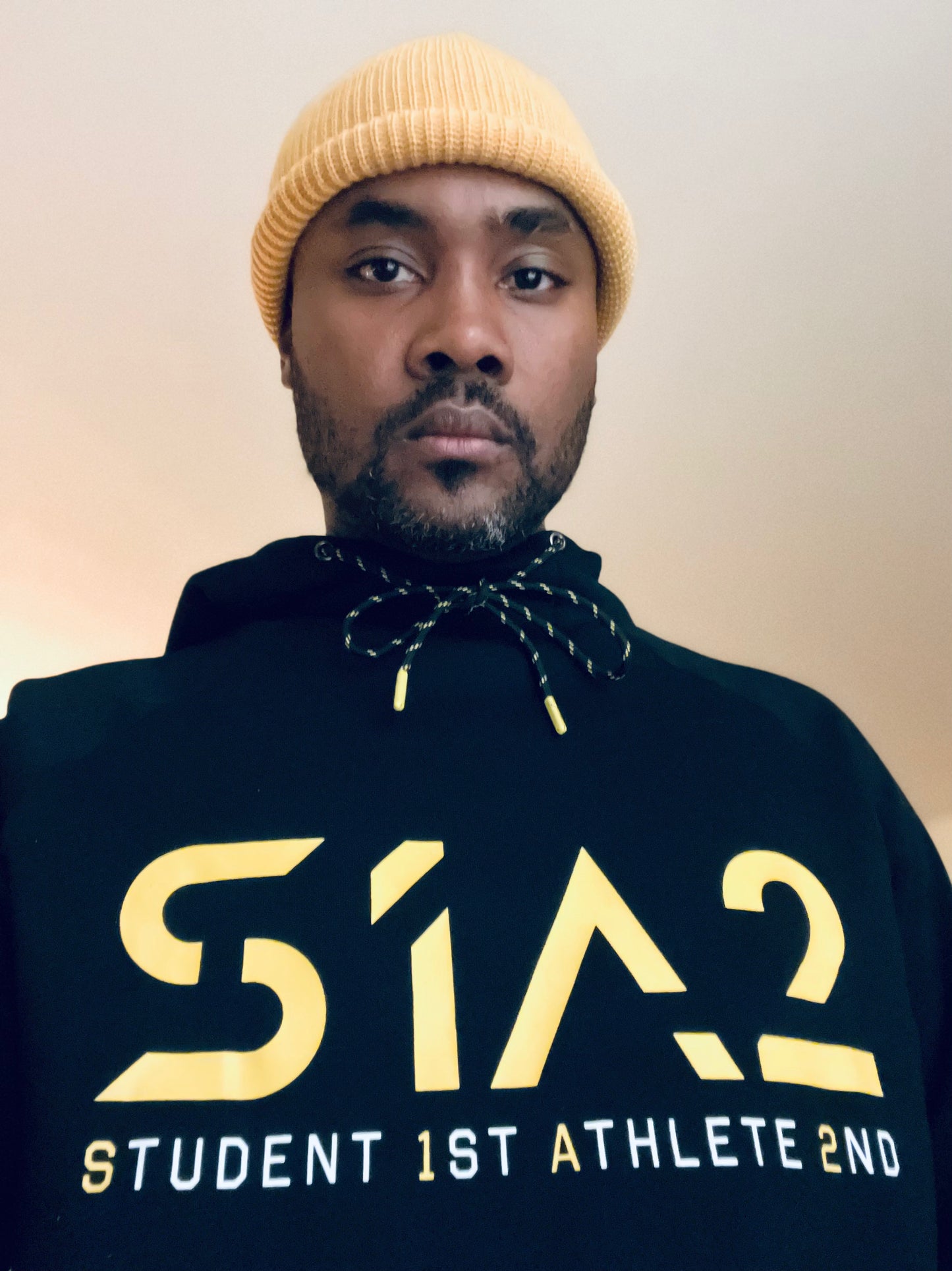 S1A2 Curved-Hem Hoodie